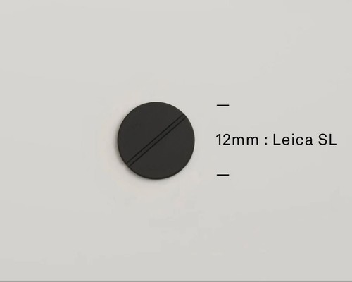 Leica logo badge schwarz - p,